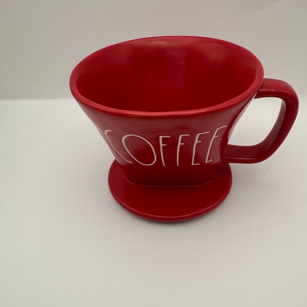 Rae Dunn Red Coffee Drip Cone Artisan Collection by Magenta EUC